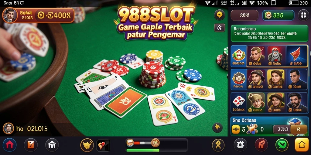 Gameplay seru Gaple di 988SLOT dengan grafik menarik.