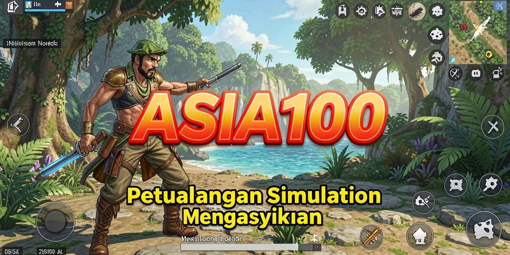 Gameplay ASIA100 yang menampilkan pengalaman simulasi yang mendalam.