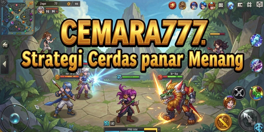 Tangkapan layar CEMARA777 menampilkan momen intens dari permainan strategi.