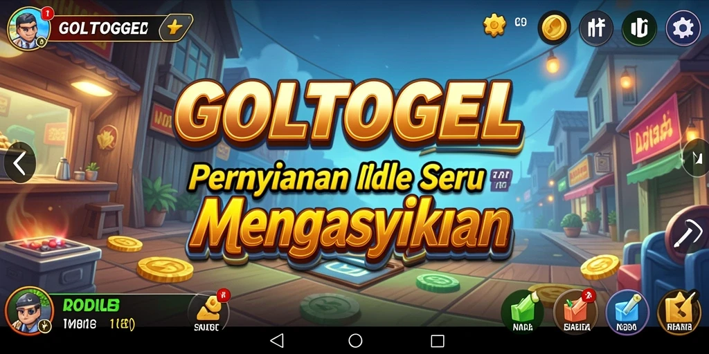 Tampilan gameplay GOLTOGEL yang menarik dan dinamis.