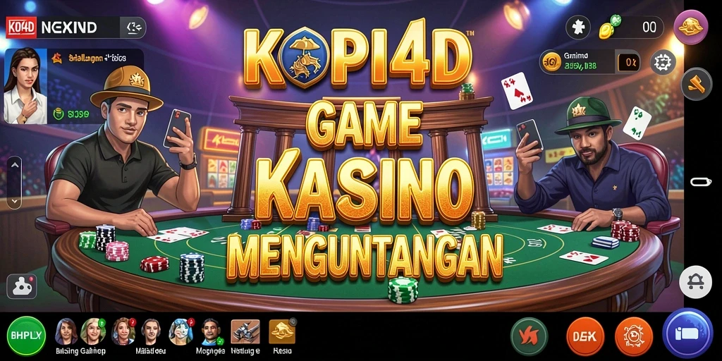 Tampilan menarik dari gameplay KOPI4D dengan suasana kasino yang mendebarkan.
