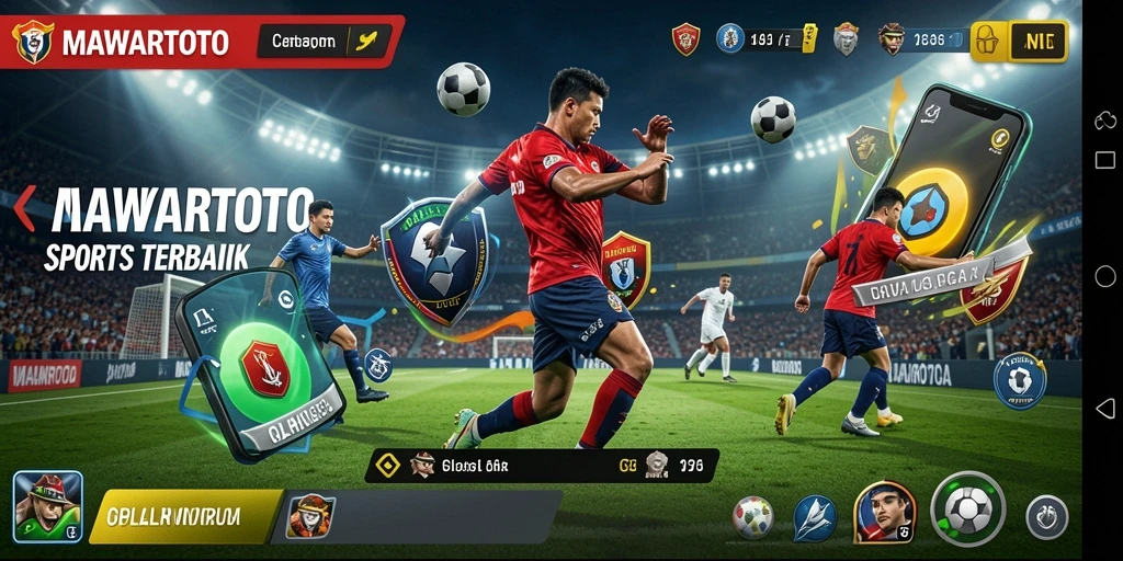 Tampilan gameplay seru dari MAWARTOTO dengan berbagai pilihan olahraga.