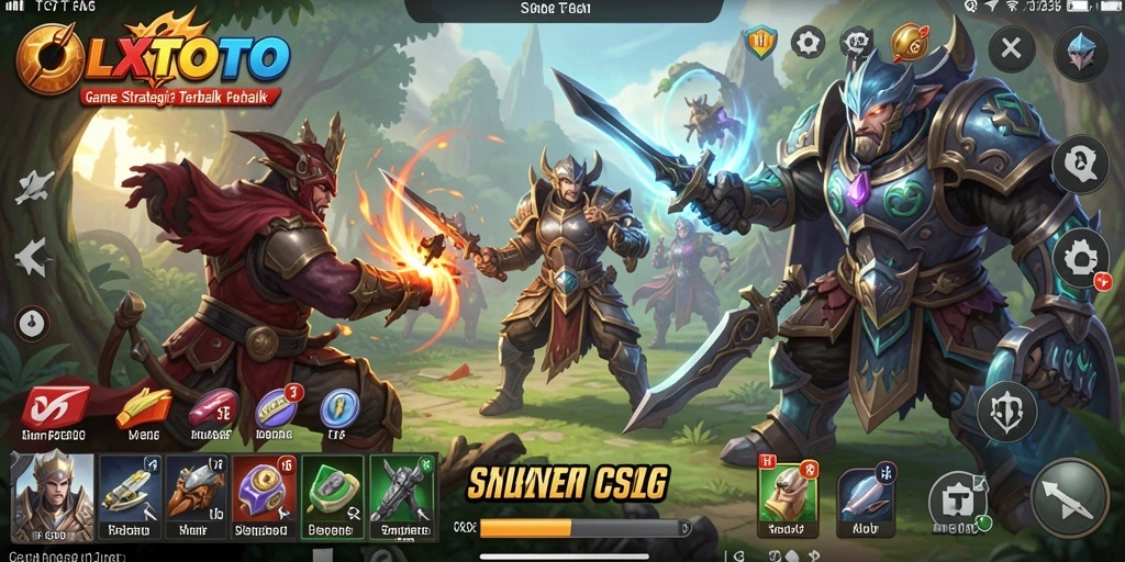 Tampilan gameplay OLXTOTO yang mendebarkan dan strategis.