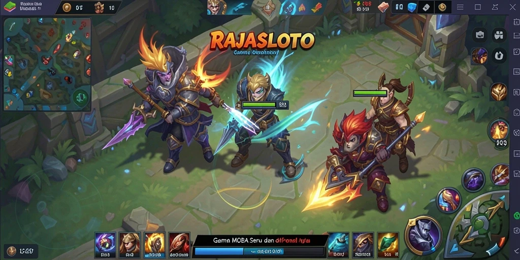 Tampilan gameplay seru dan mendebarkan RAJASLOTO dalam aksi.