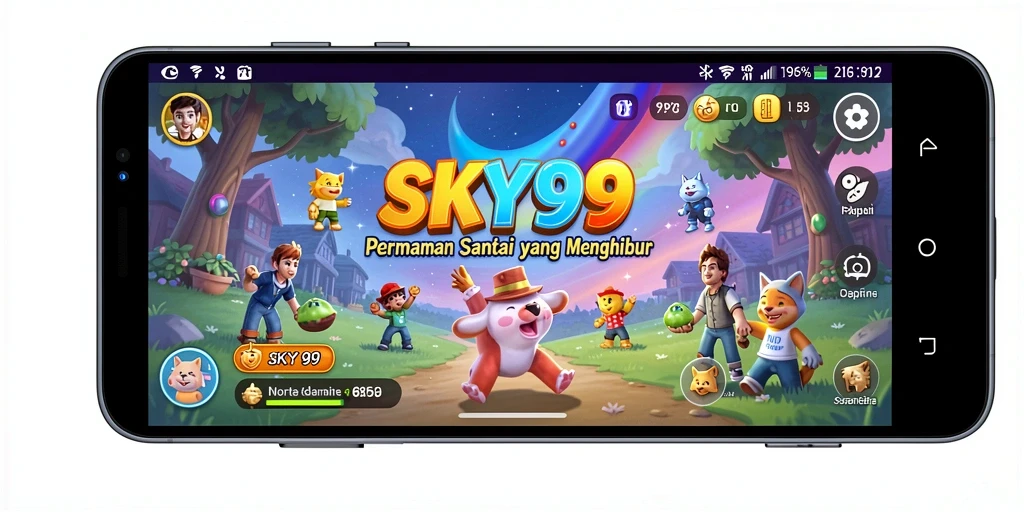 Tampilan gameplay SKY99 yang ceria dan mengasyikkan.