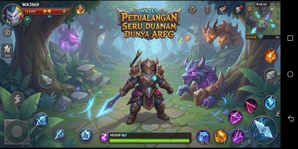 Tampilan gameplay mendebarkan dalam ARPG WA369.