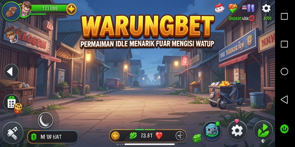 Screenshot WARUNGBET menunjukkan gameplay Idle yang menarik dan santai.